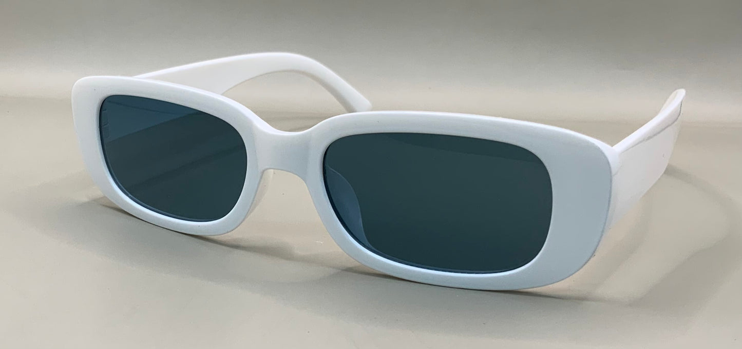 Ladies rectangular shaped sunglasses