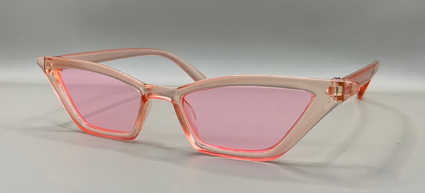Ladies cat eye plain sunglasses