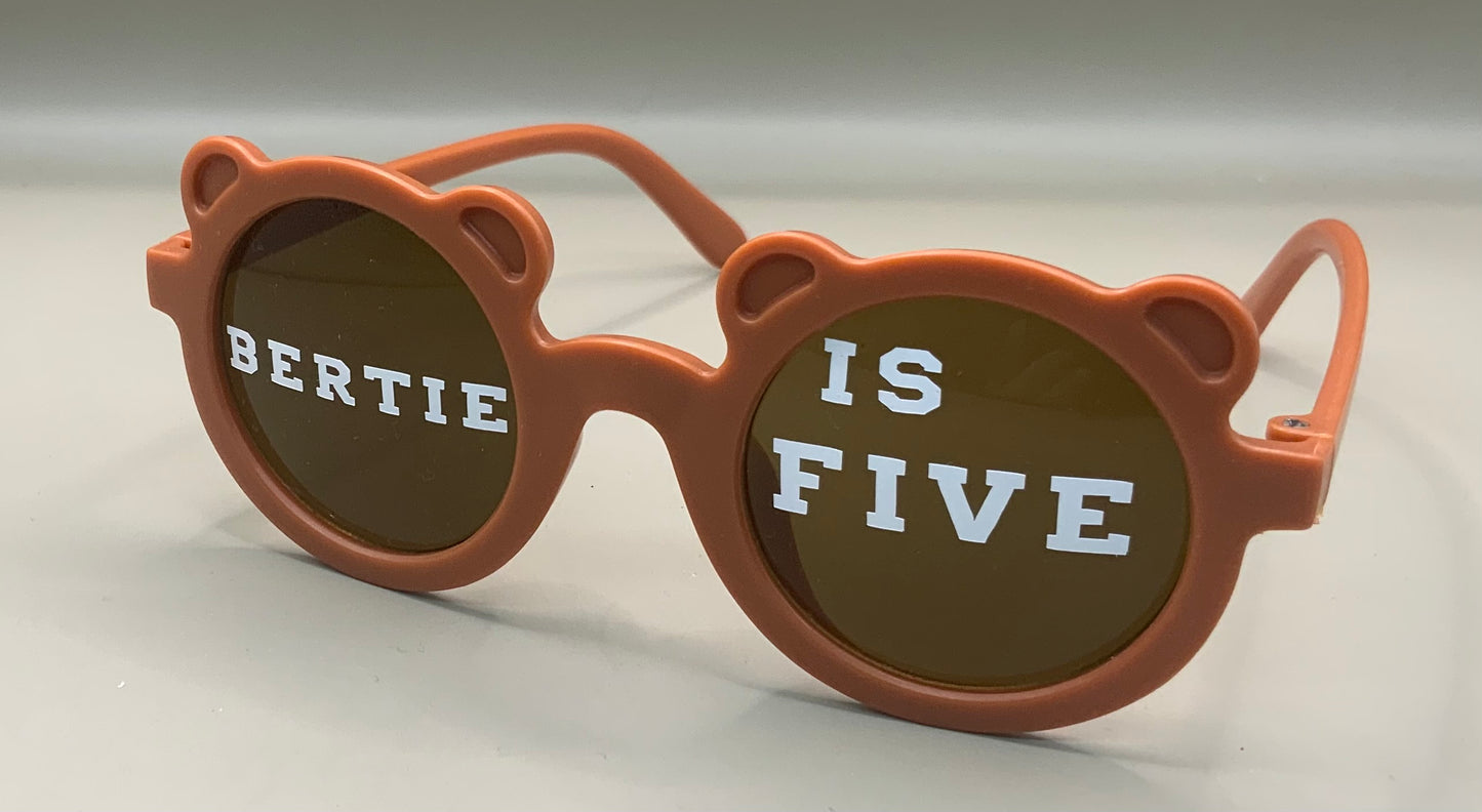 Children’s personalised teddy bear sunglasses