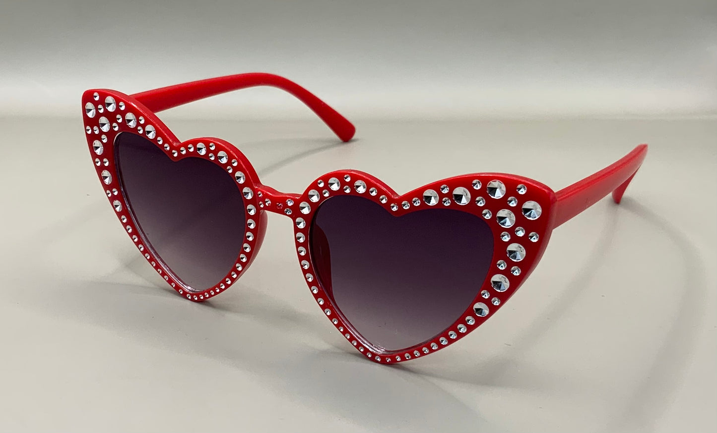 Kids heart shaped bling sunglasses