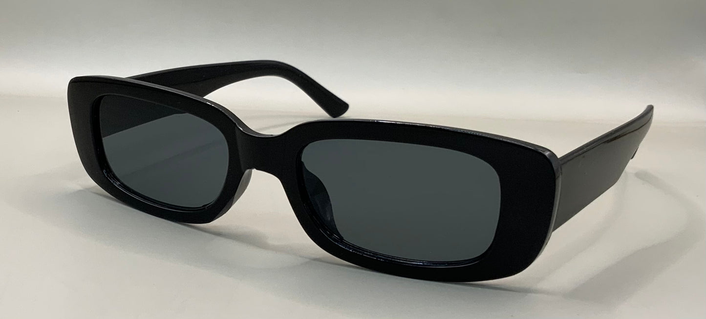 Ladies rectangular shaped sunglasses