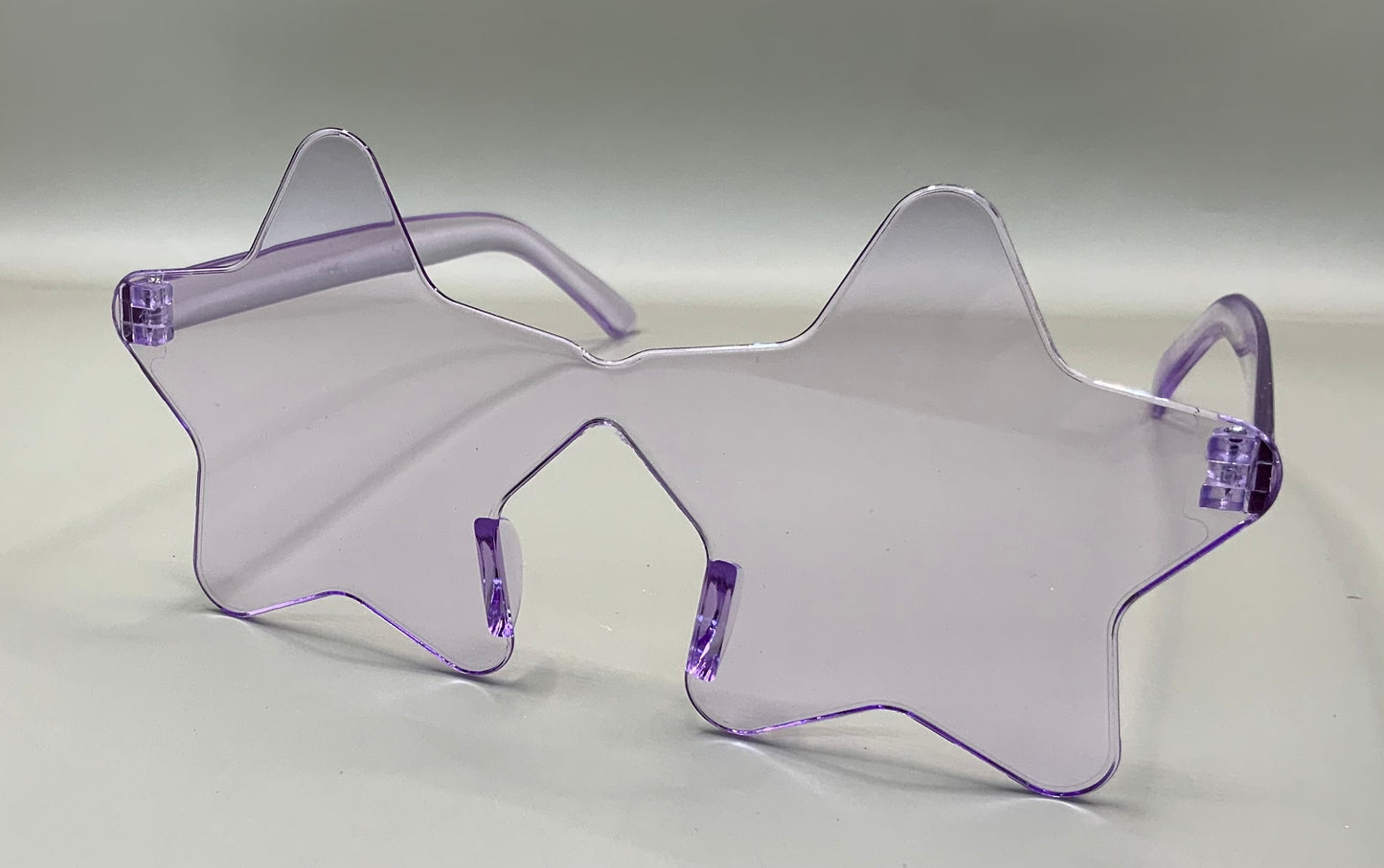 Ladies rimless star sunglasses