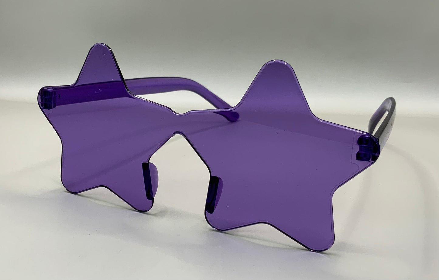 Ladies rimless star sunglasses