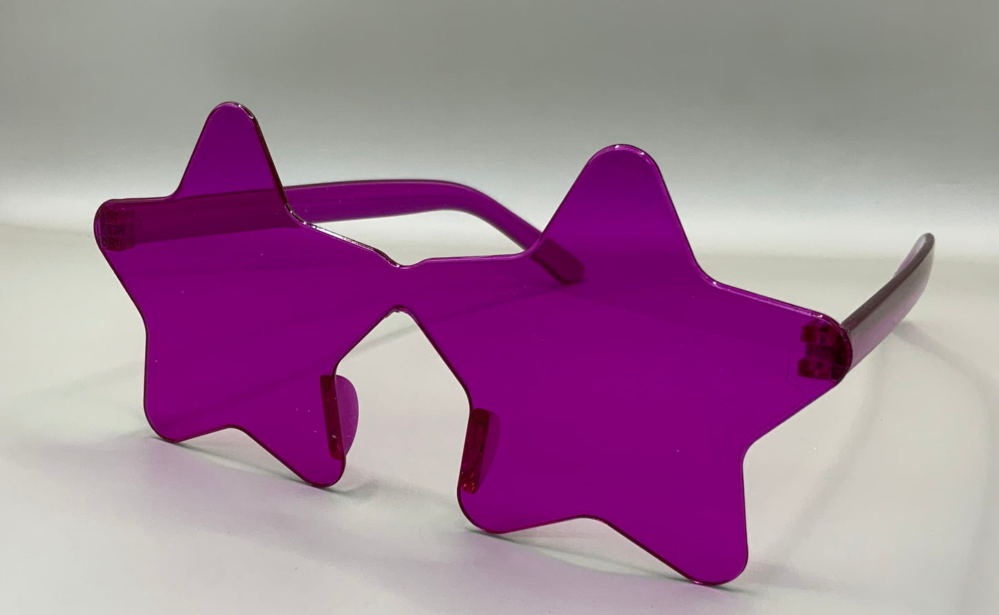 Ladies rimless star sunglasses