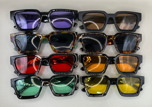 Ladies square oversized sunglasses