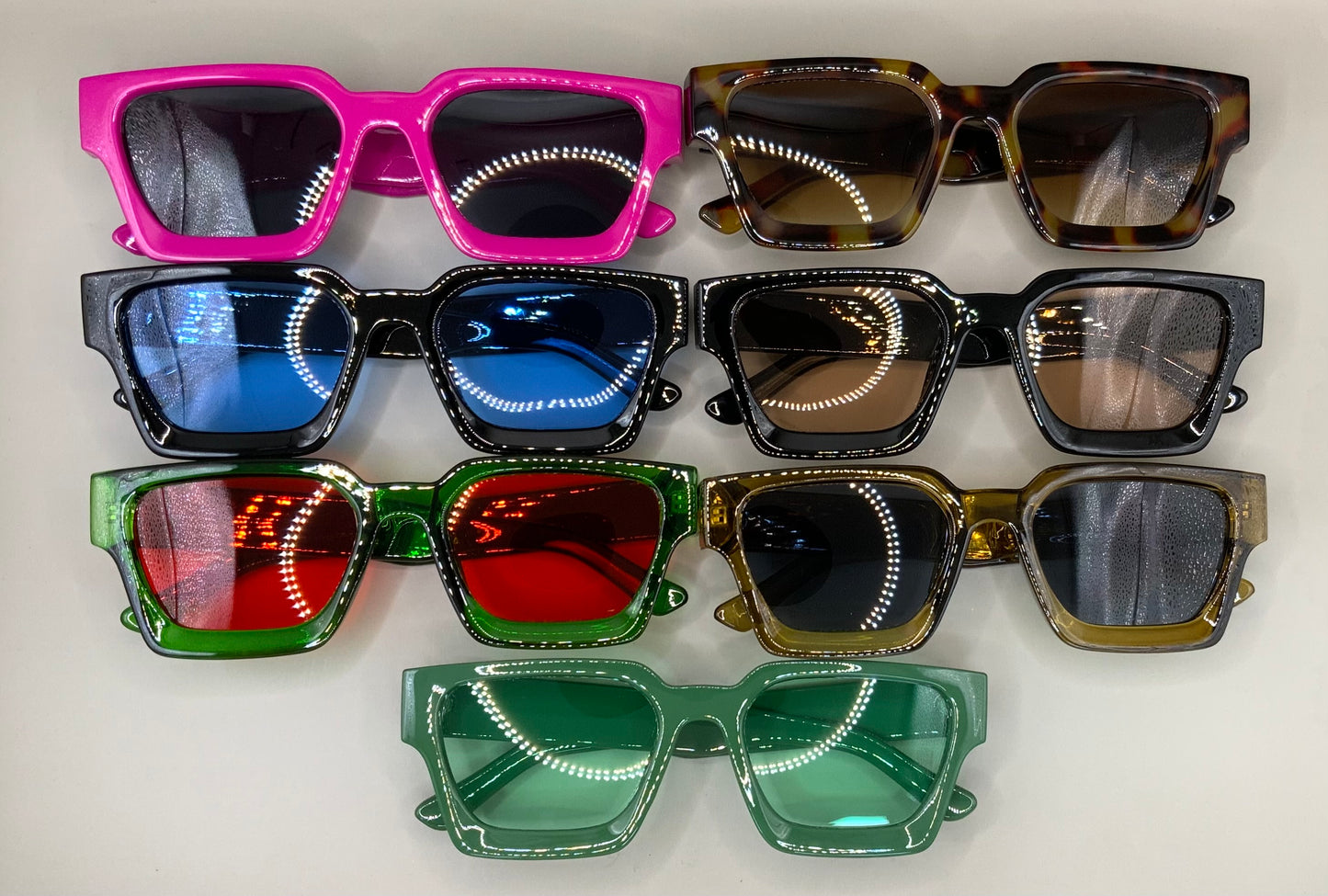 Ladies square oversized sunglasses