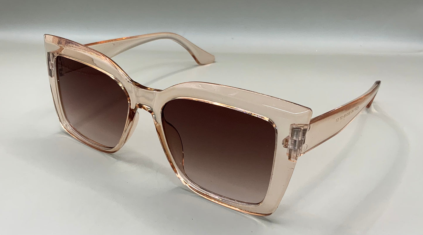 Ladies classic oversized cat eye sunglasses
