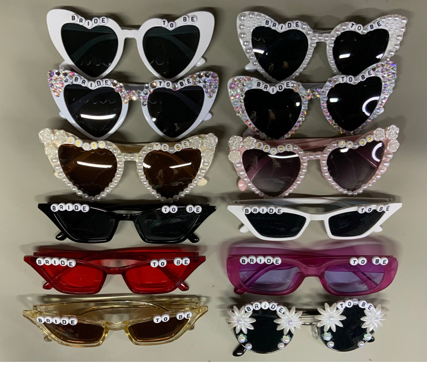 Bride to be wedding sunglasses