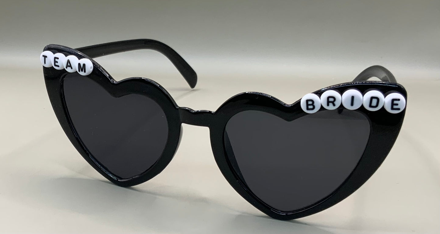 Team bride wedding sunglasses