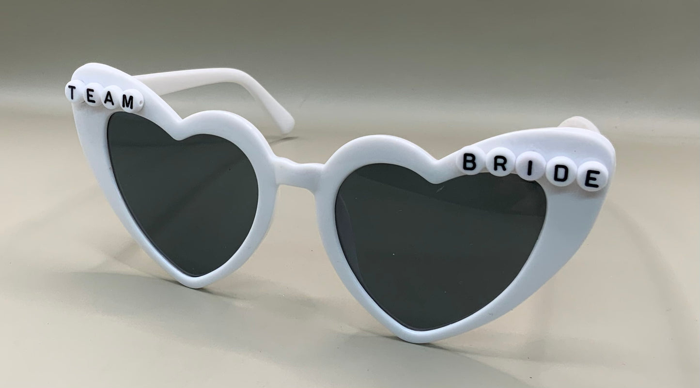 Team bride wedding sunglasses
