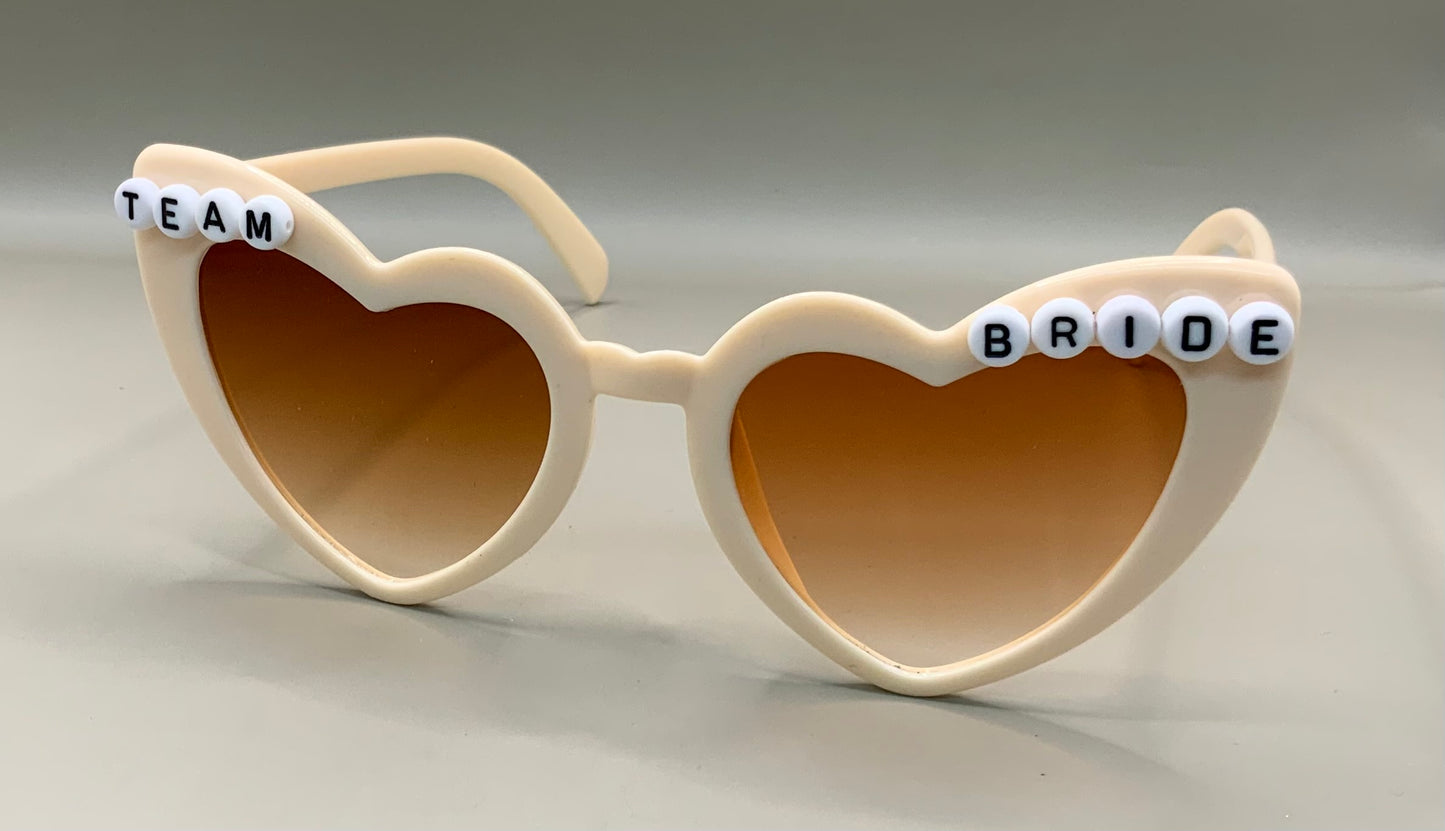 Team bride wedding sunglasses