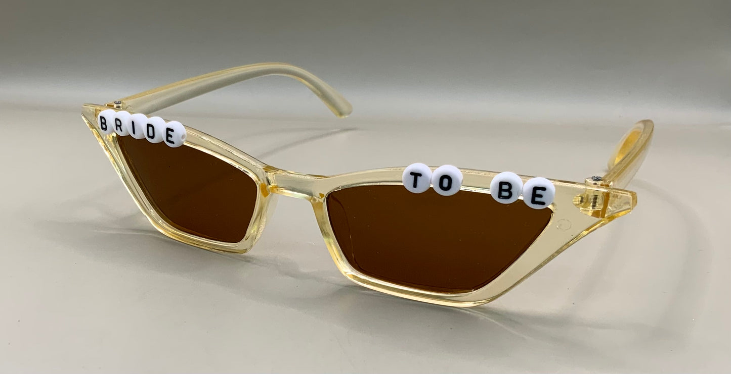Bride to be wedding sunglasses