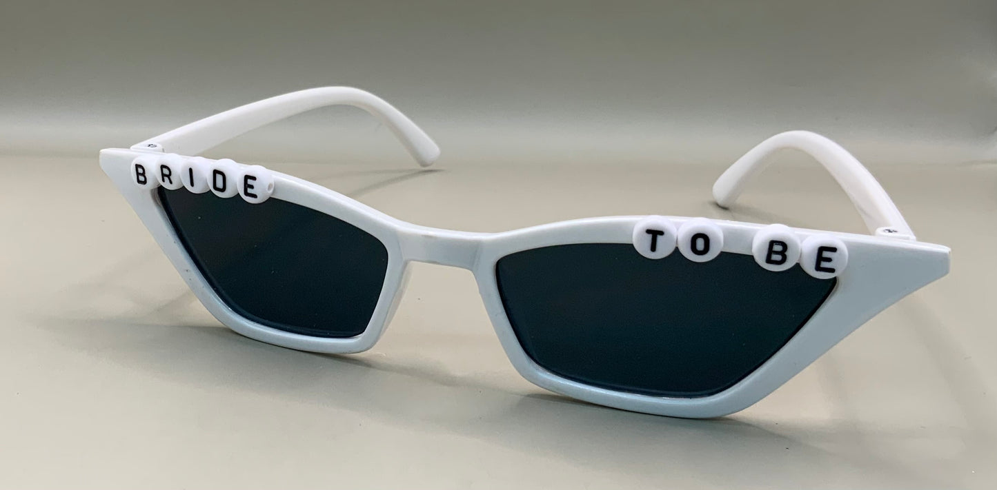 Bride to be wedding sunglasses