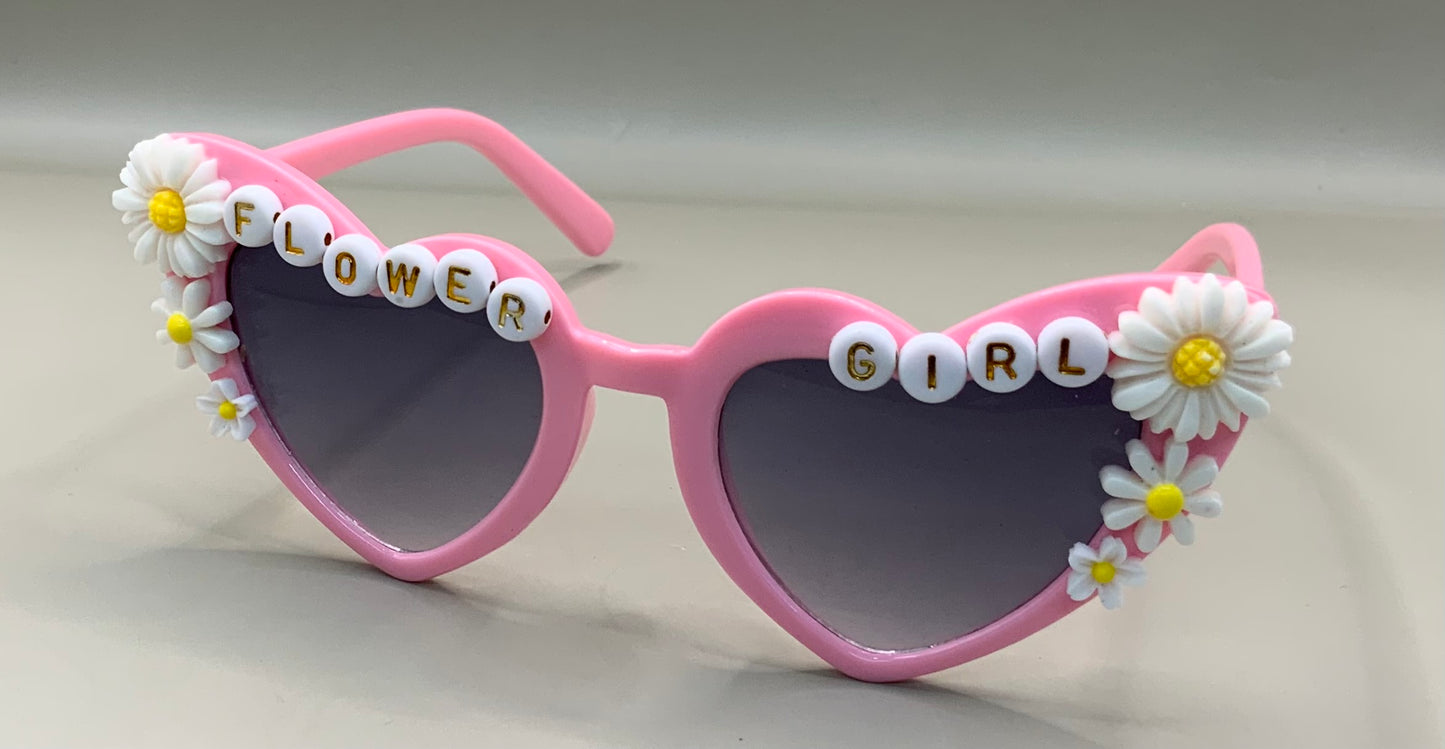 Flower girl sunglasses