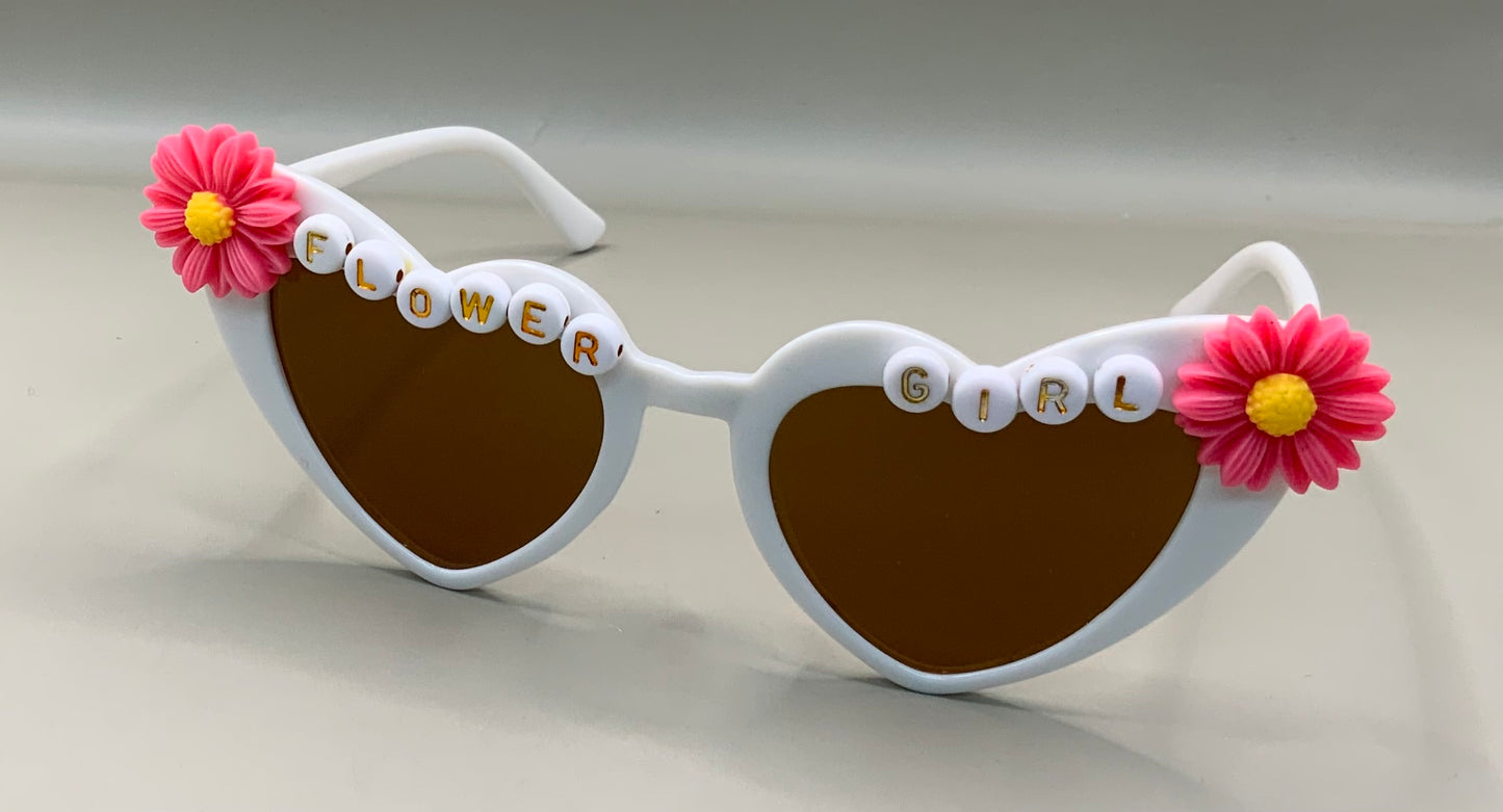 Flower girl sunglasses