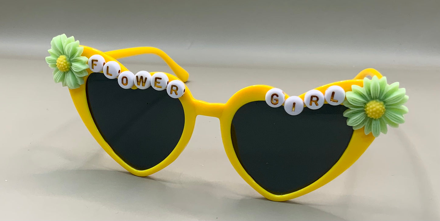 Flower girl sunglasses