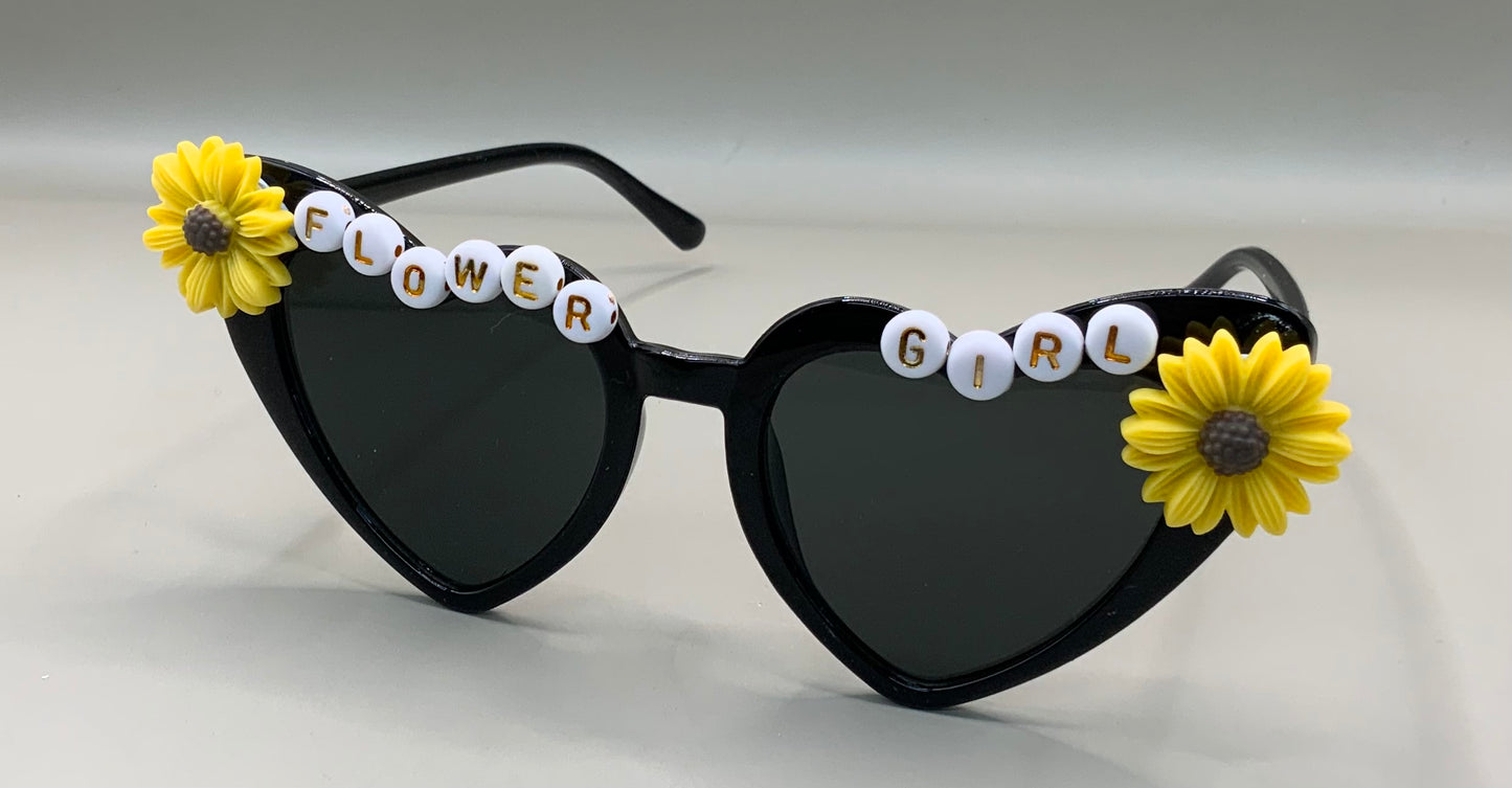 Flower girl sunglasses