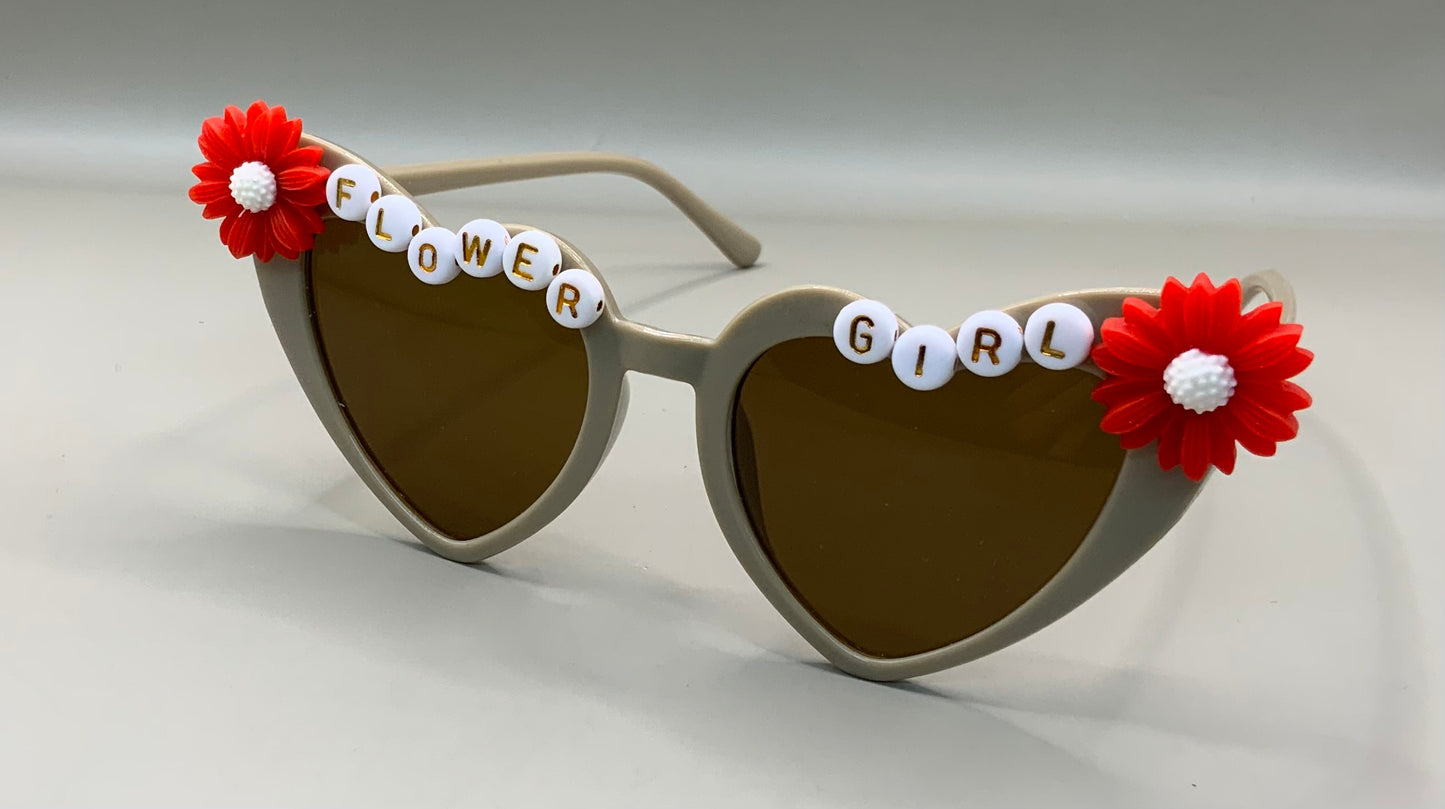 Flower girl sunglasses
