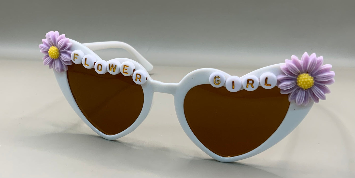 Flower girl sunglasses