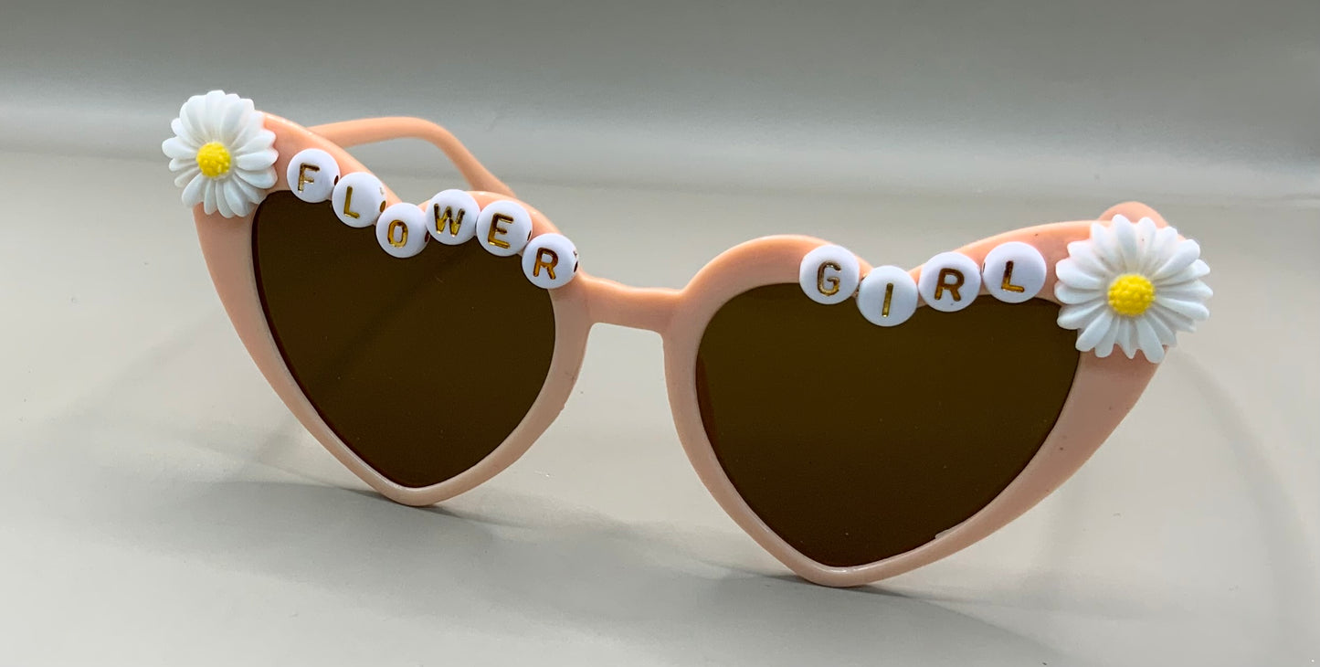 Flower girl sunglasses