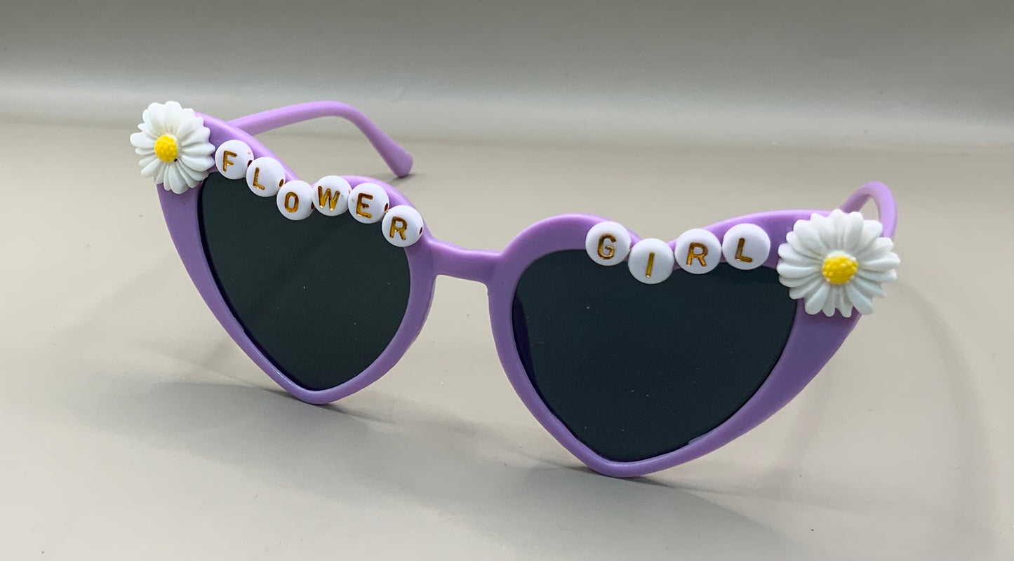 Flower girl sunglasses