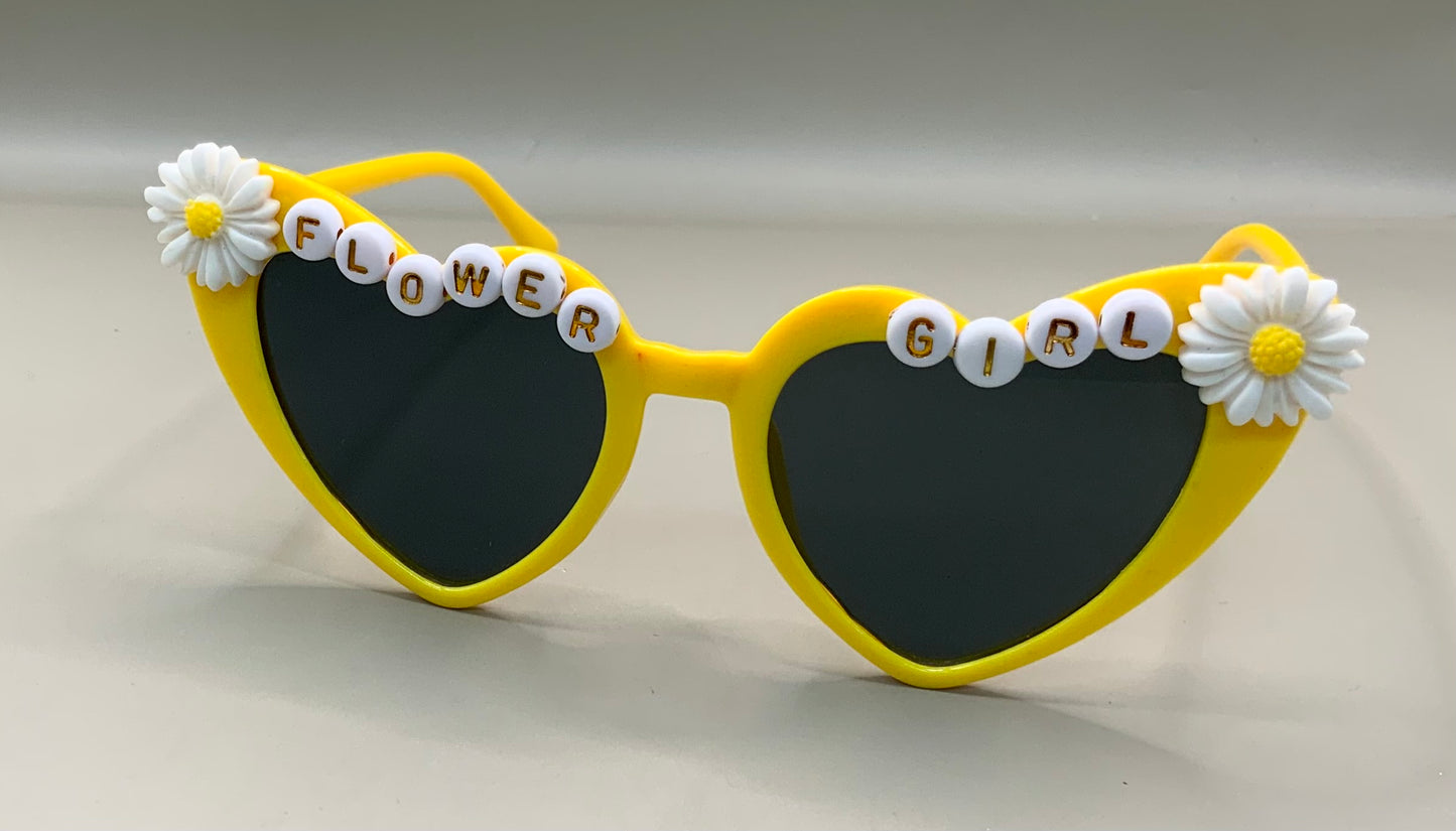 Flower girl sunglasses