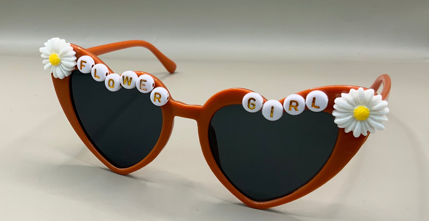 Flower girl sunglasses