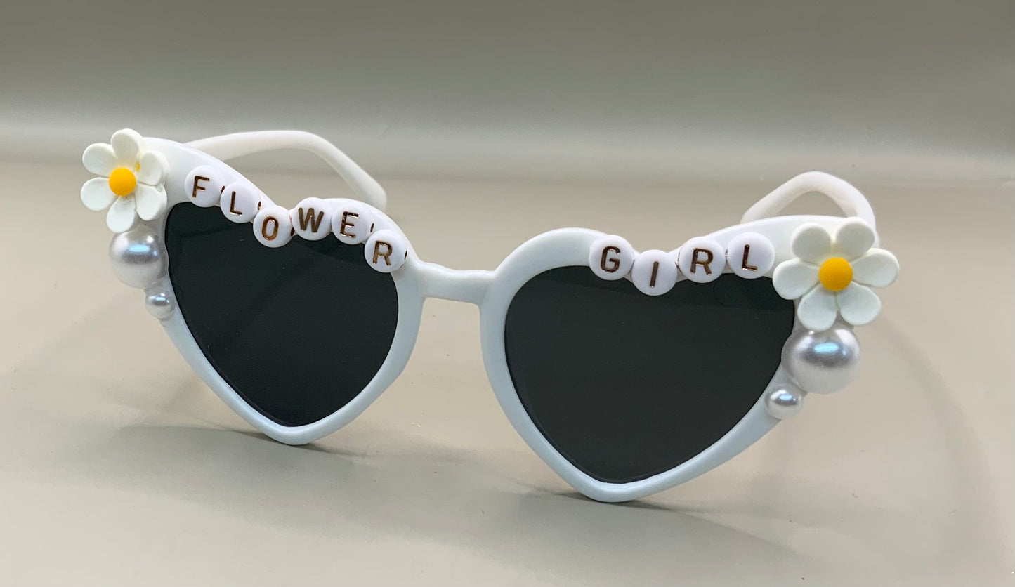 Flower girl sunglasses