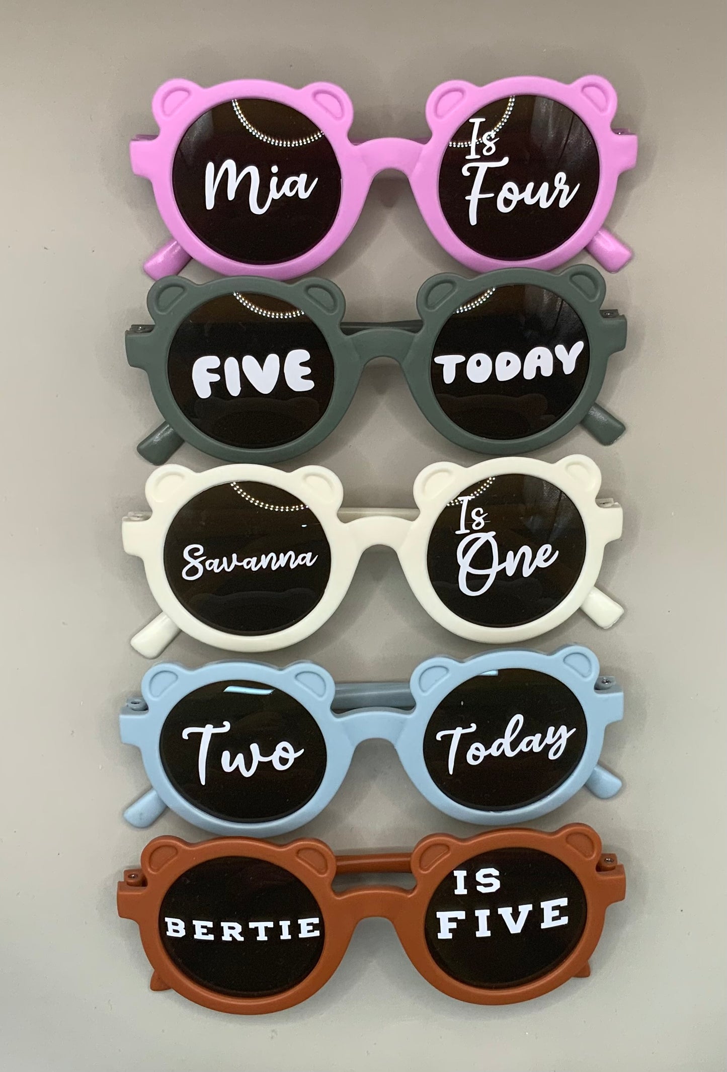 Children’s personalised teddy bear sunglasses