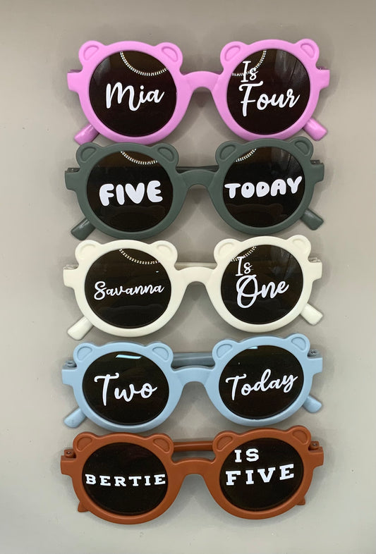 Children’s personalised teddy bear sunglasses