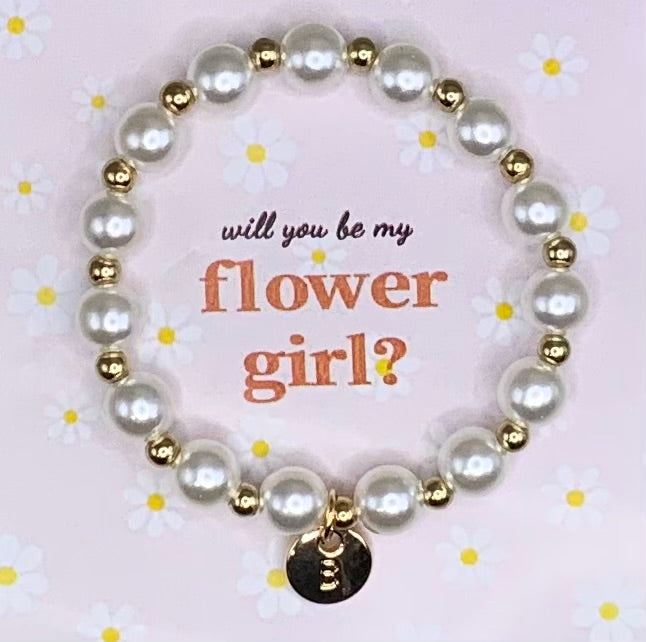 Flower girl bracelet