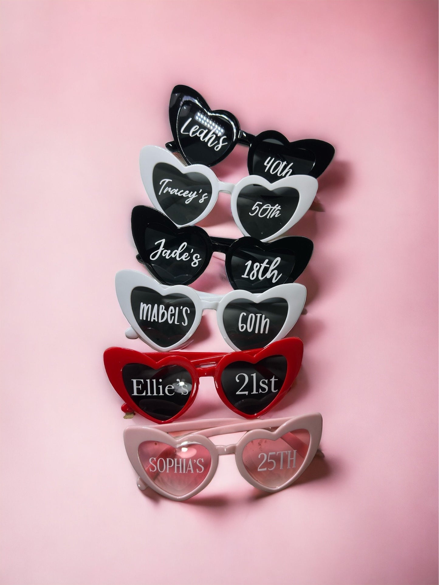Personalised birthday sunglasses