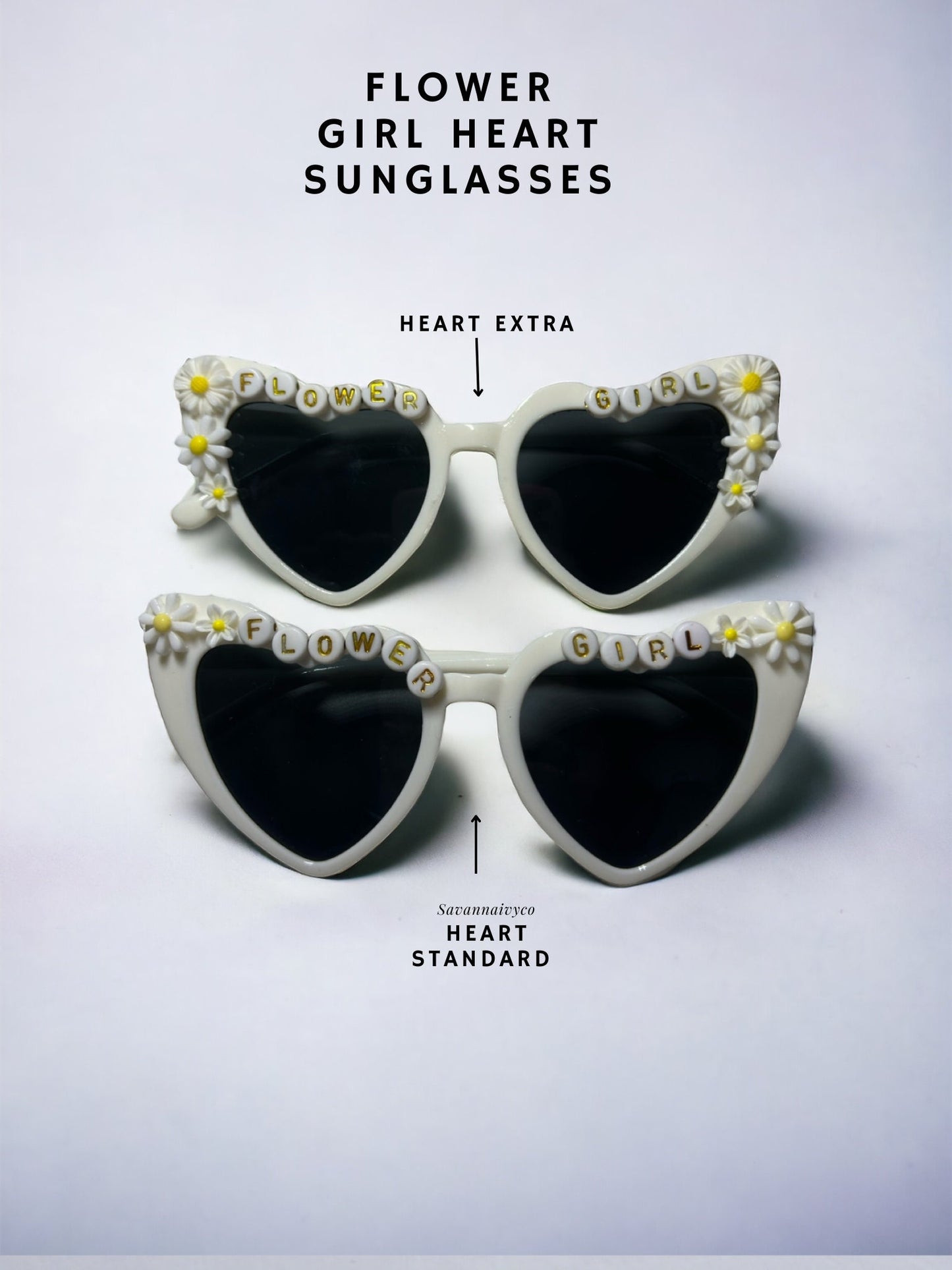 personalised girls flower girl sunglasses